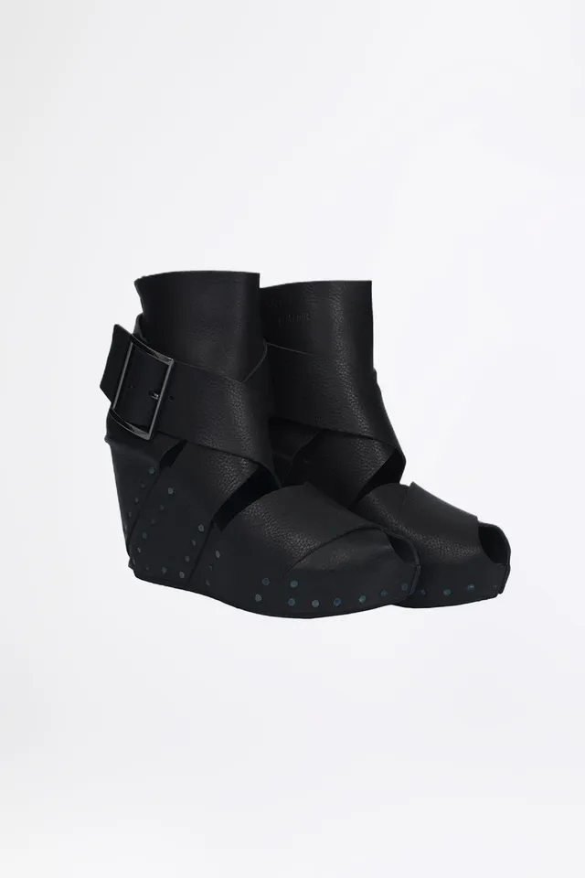 esther-perbandt-soleil-schuhe-schwarz-leder-plateau-10cm image 1