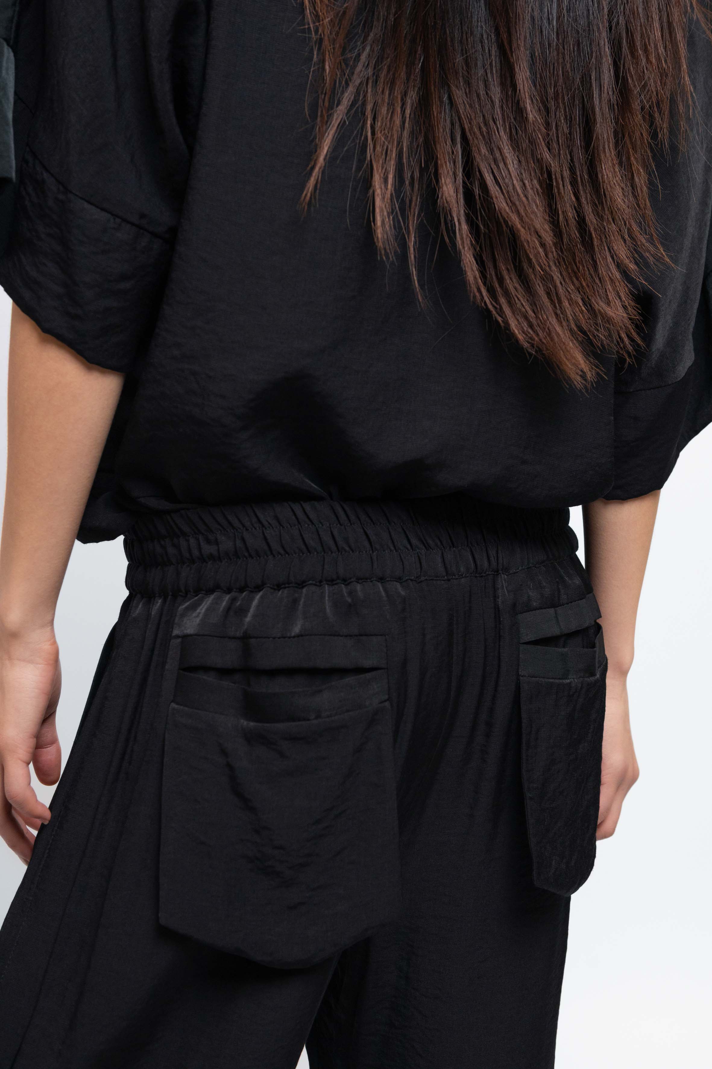 esther-perbandt-atelier-long-hose-damen-schwarz-weit-viskose image 4