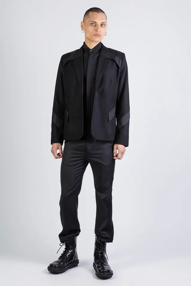 esther-perbandt-bond-jacke-herren-schwarz-wolle-kaschmir image 1