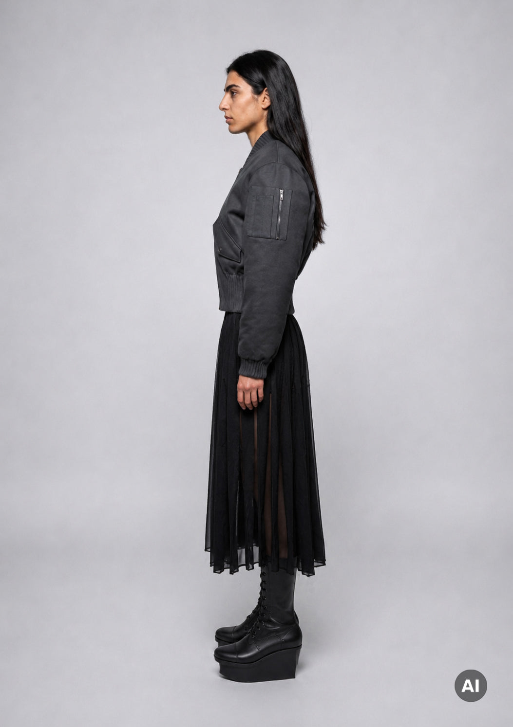 esther-perbandt-alles-von-hier-bomberjacke-damen-schwarz image 4