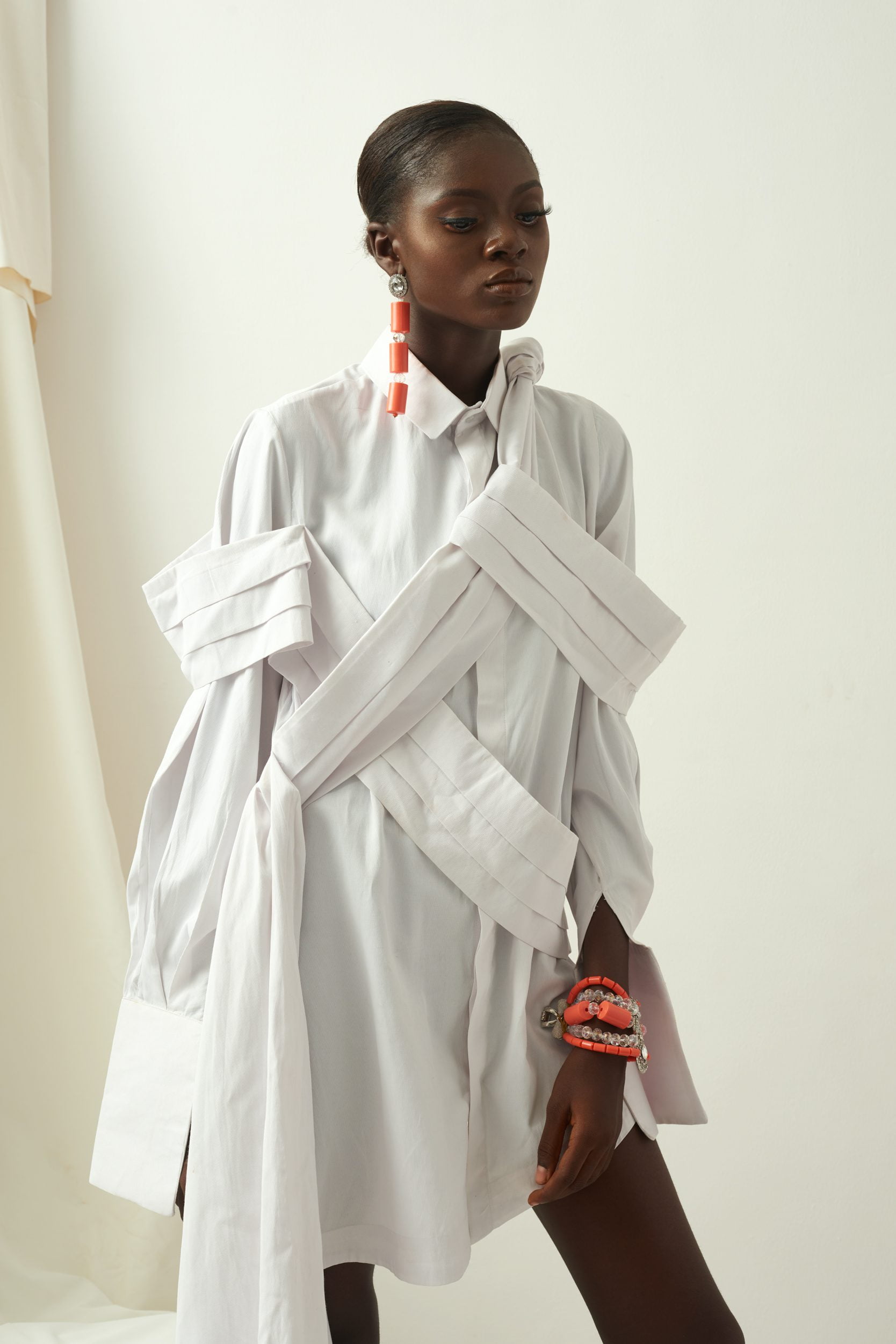 fruch-osagie-shirtdress-hemdkleid-baumwolle-ankara-print image 2