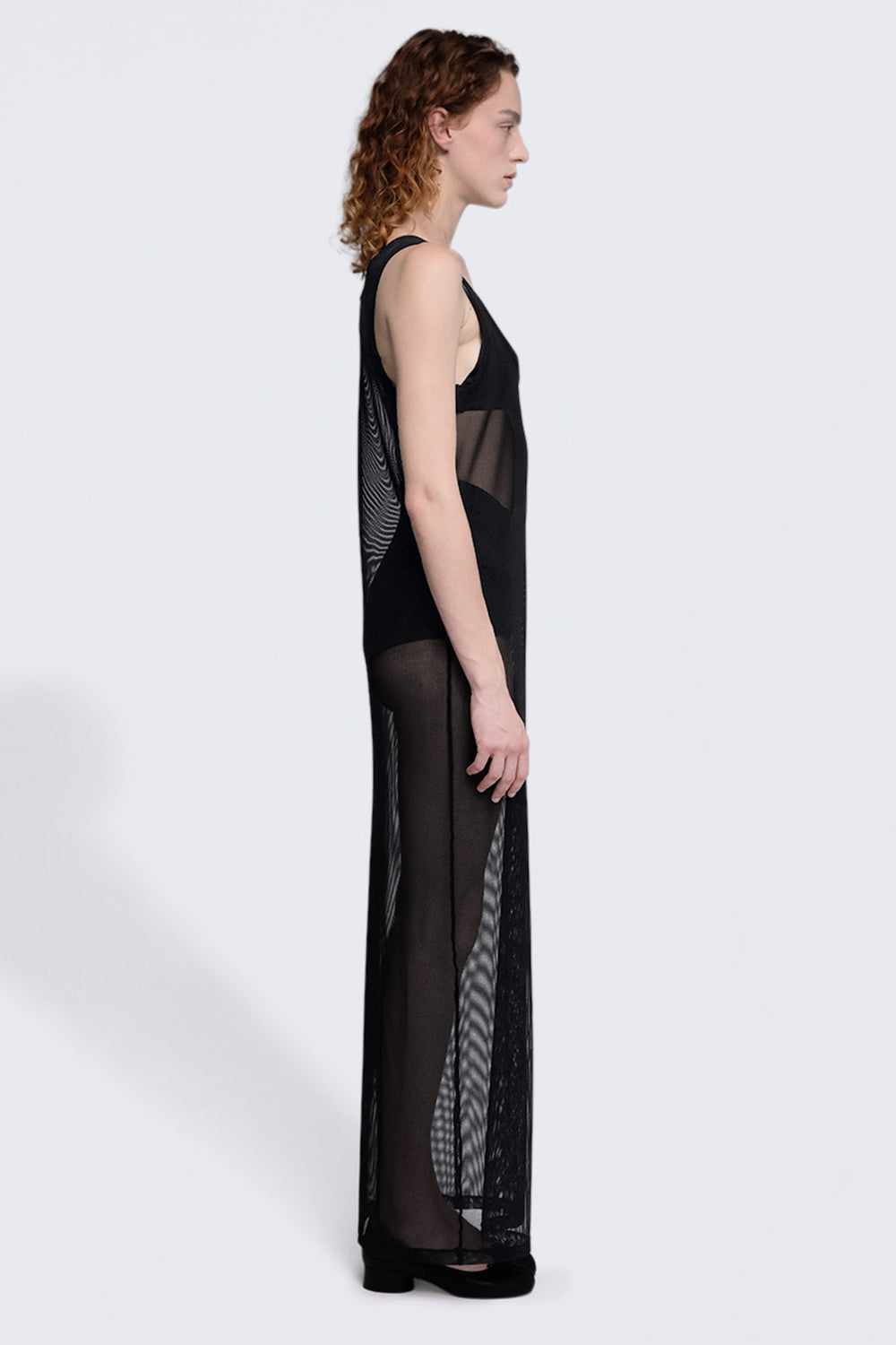 esther-perbandt-tank-mesh-kleid-schwarz-baumwolle image 5