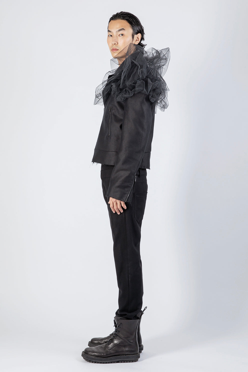 esther-perbandt-rider-planet-e-jacke-herren-schwarz-baumwolle image 4