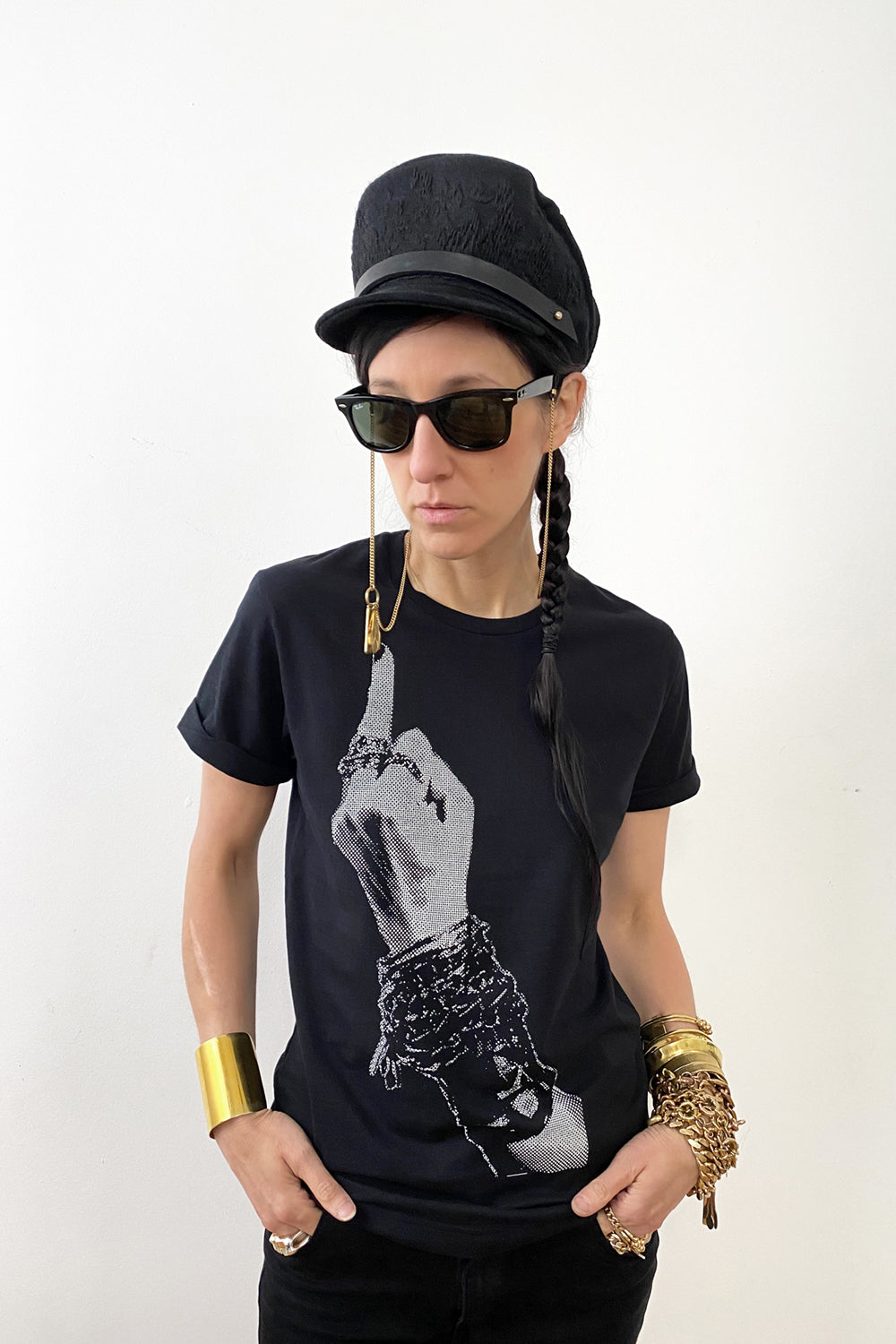 esther-perbandt-f-off-t-shirt-schwarz-bio-gr-m image 2