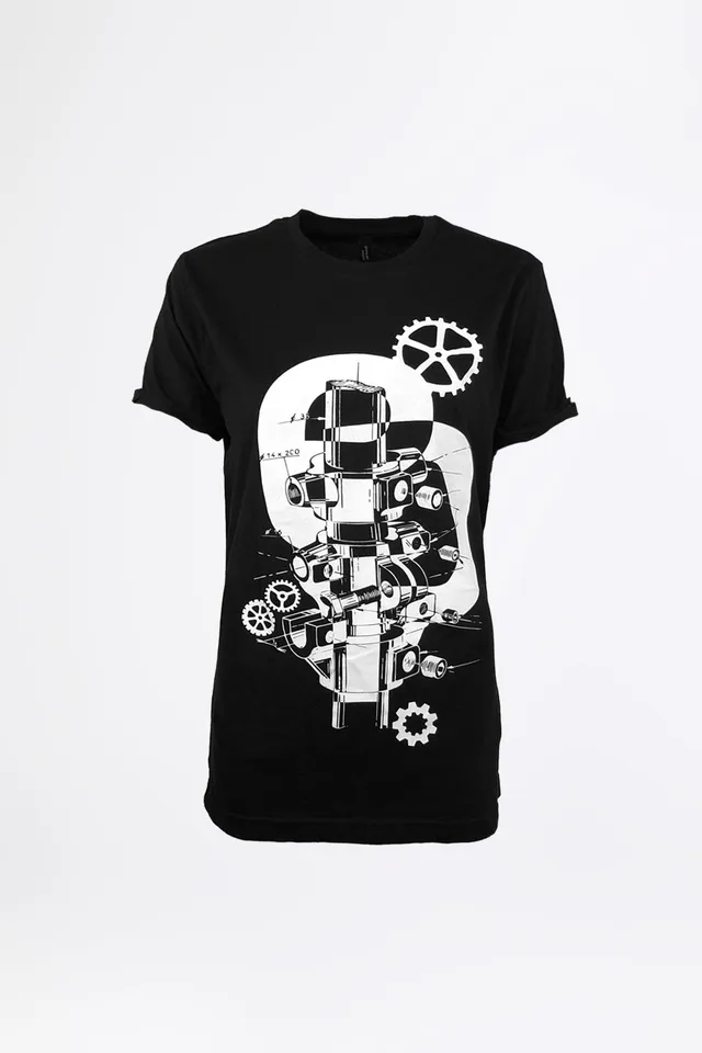 esther-perbandt-dream-machine-t-shirt-herren-schwarz-bio-baumwolle image 1
