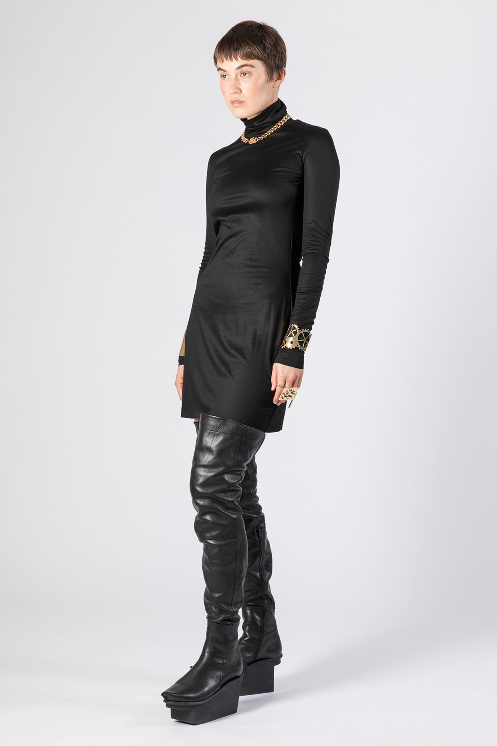 esther-perbandt-adore-overknee-stiefel-schwarz-gr-38-leder-plateau image 5
