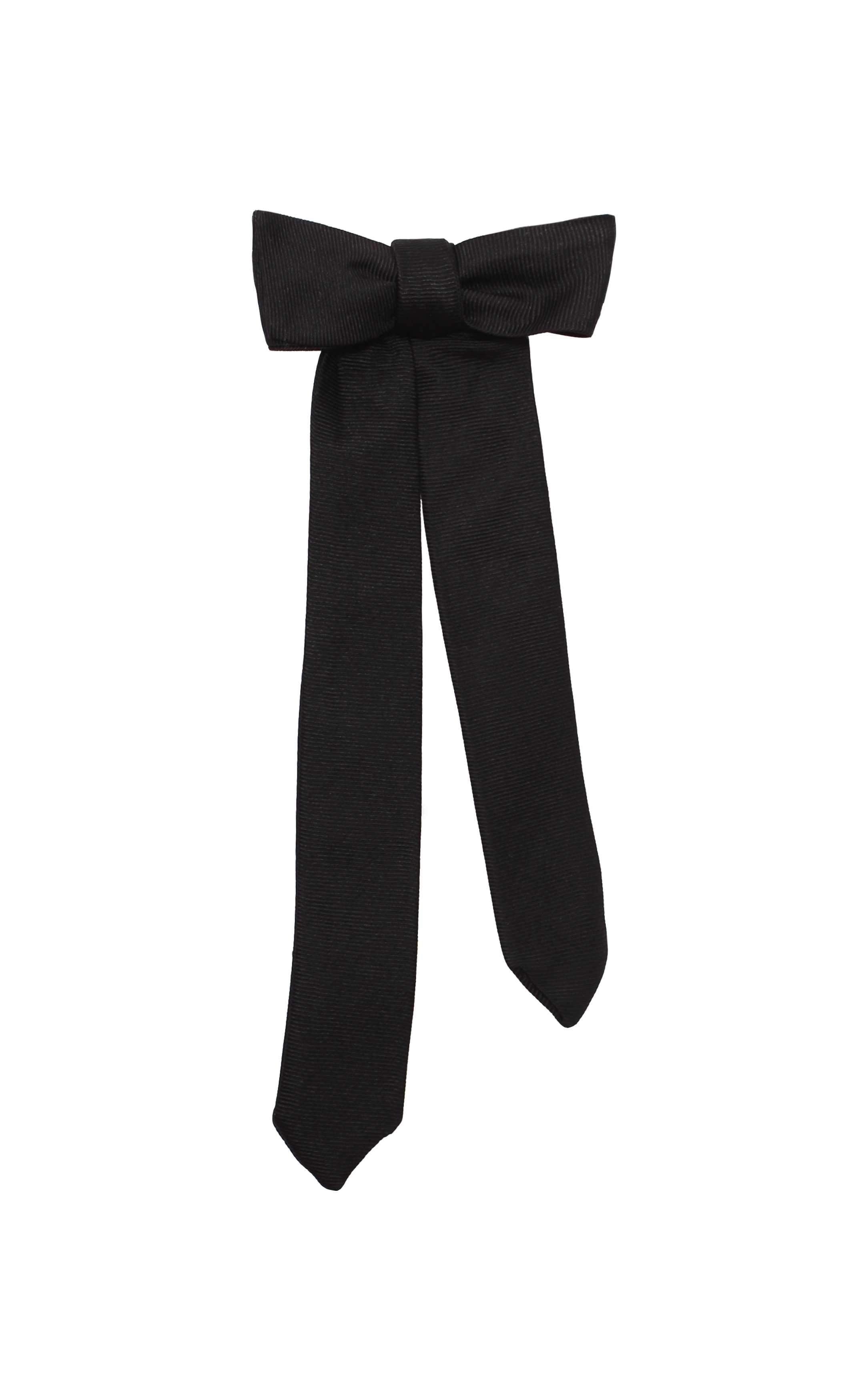 esther-perbandt-bow-tie-fliege-seide-schwarz-verstellbar image 4