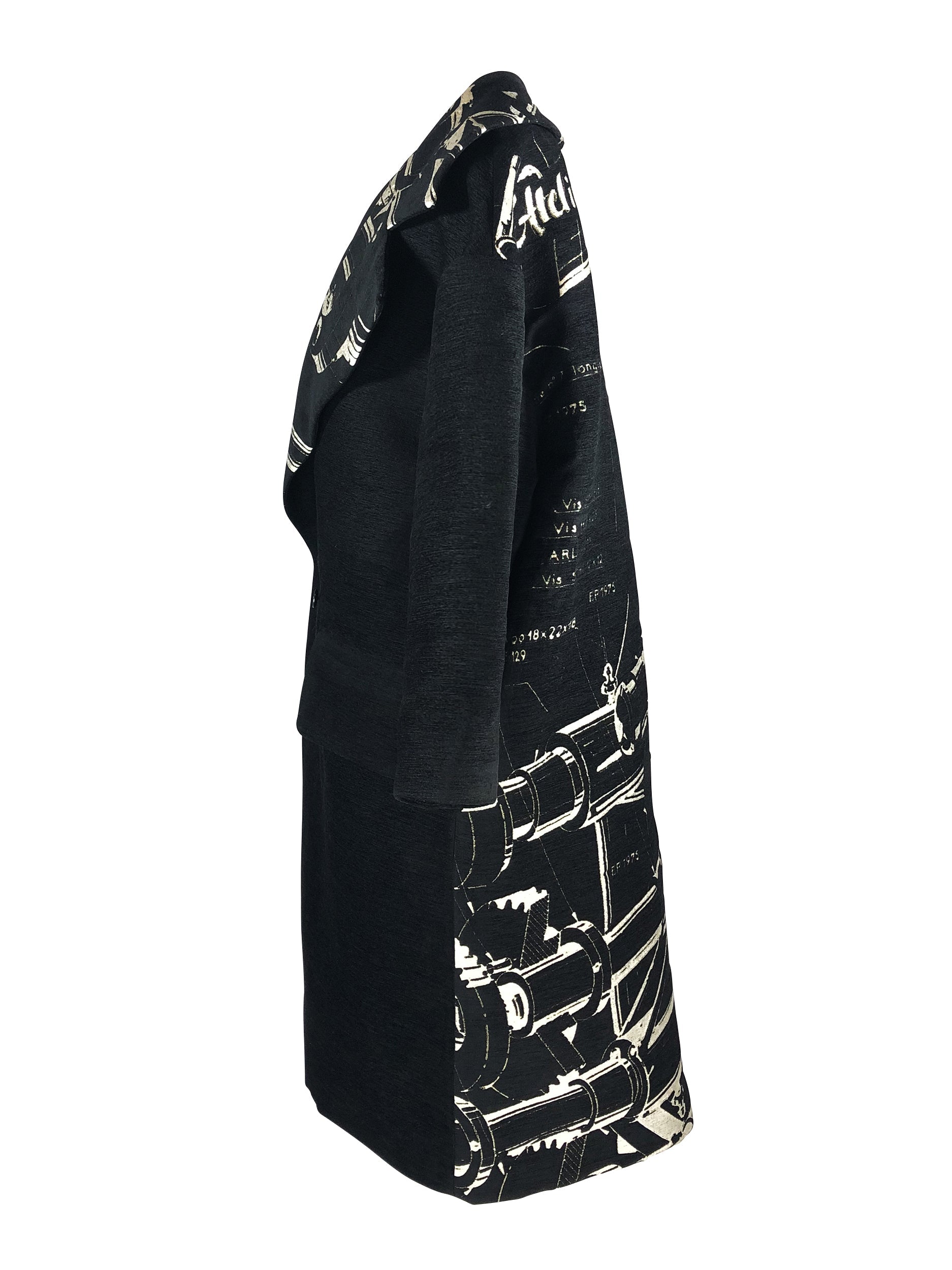 esther-perbandt-dream-machine-mantel-herren-schwarz-wolle-oversize image 6