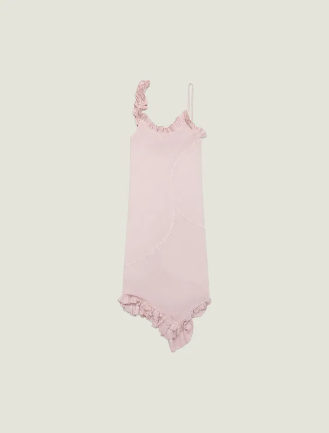 ioannes-ruffle-dress-midikleid-pima-baumwolle-r-schen image 1
