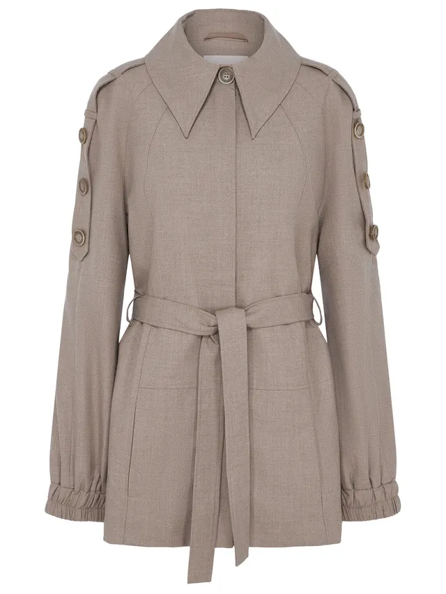 marcel-ostertag-kaschmir-jacke-taupe-mit-bindeg-rtel image 1