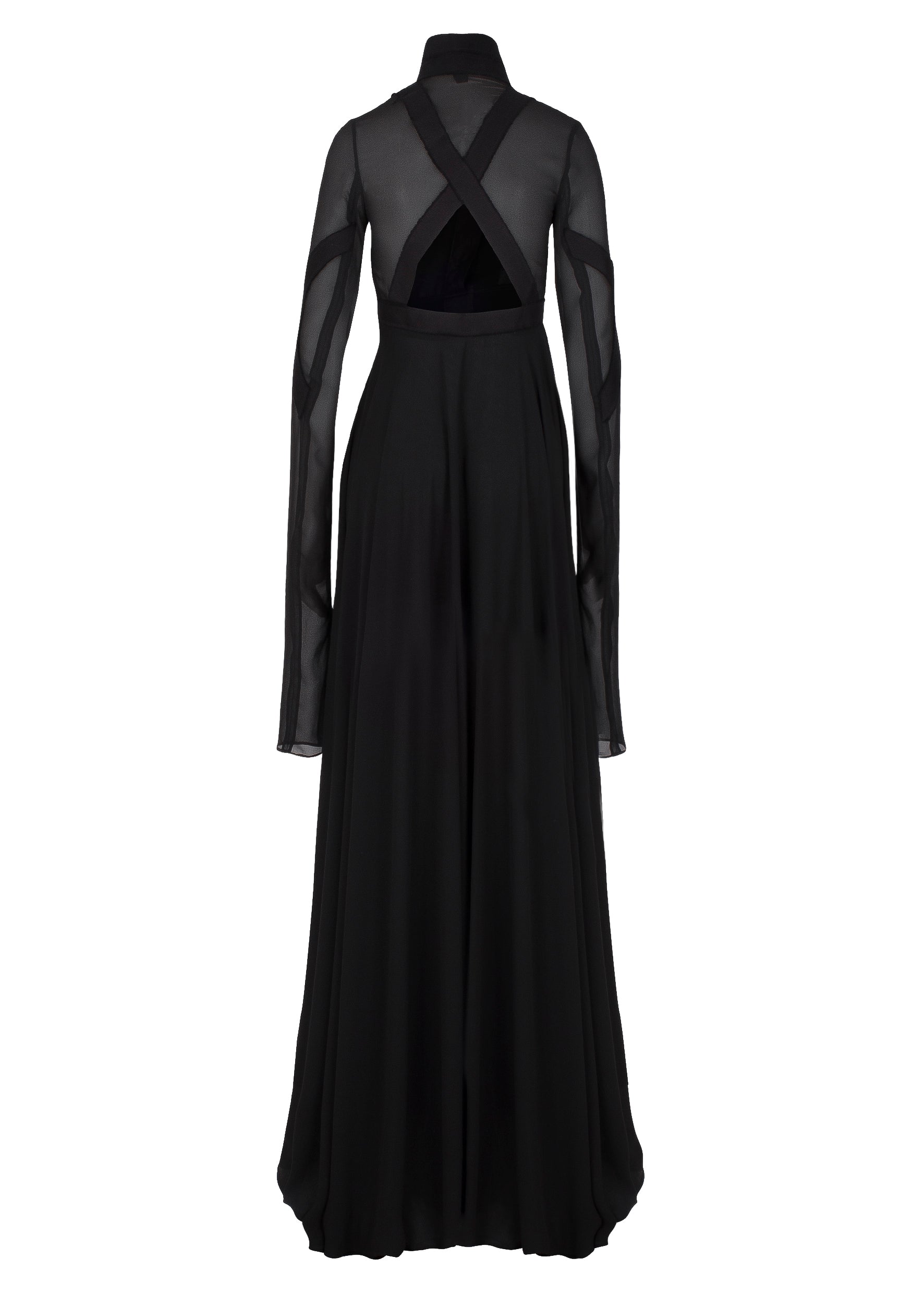 esther-perbandt-houston-kleid-damen-schwarz-lang-seide image 5
