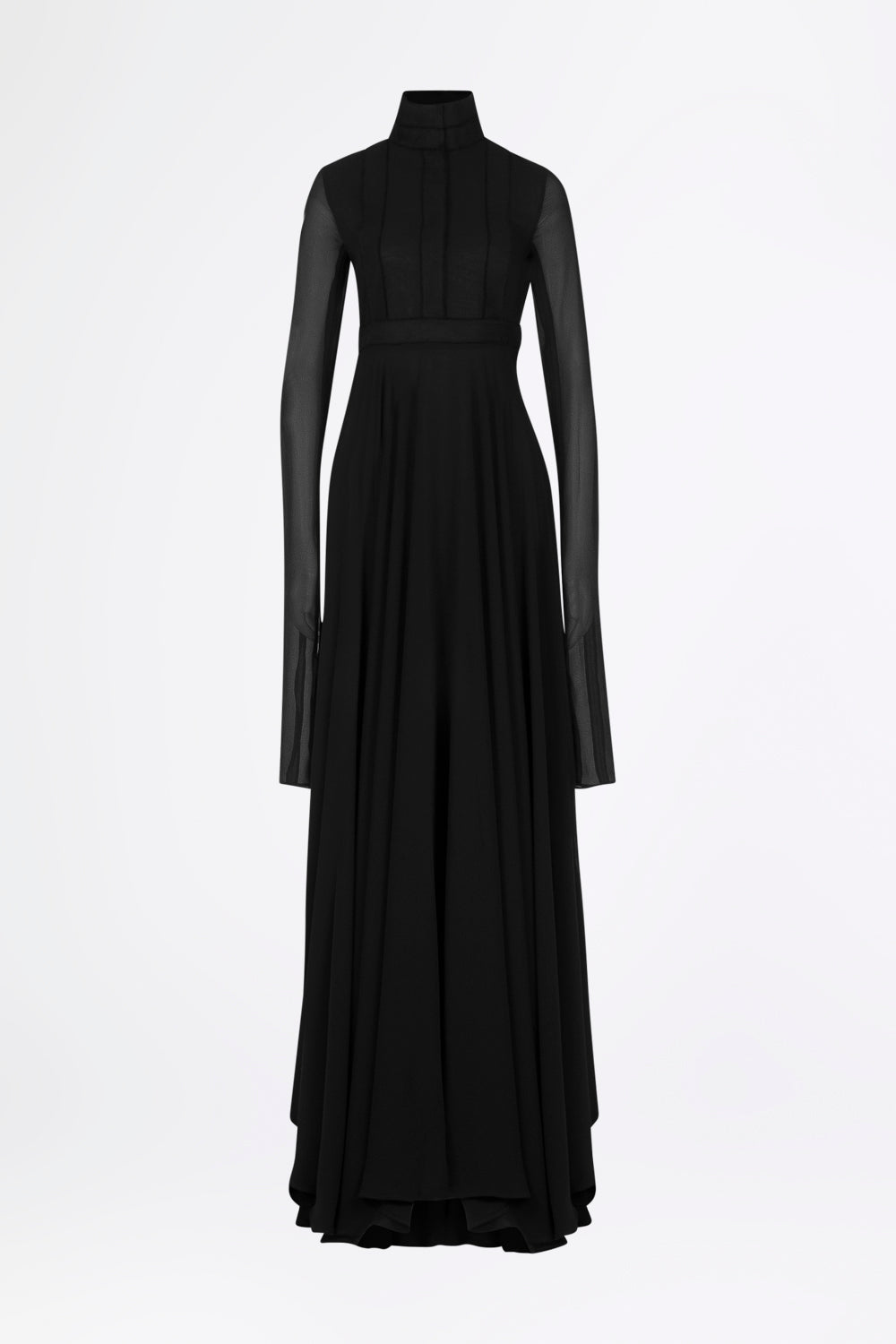 esther-perbandt-houston-kleid-damen-schwarz-lang-seide image 2