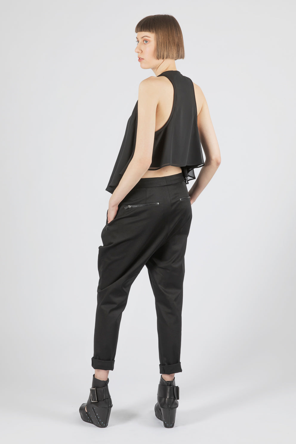 esther-perbandt-favour-hose-damen-schwarz-loose-fit-baumwolle image 6