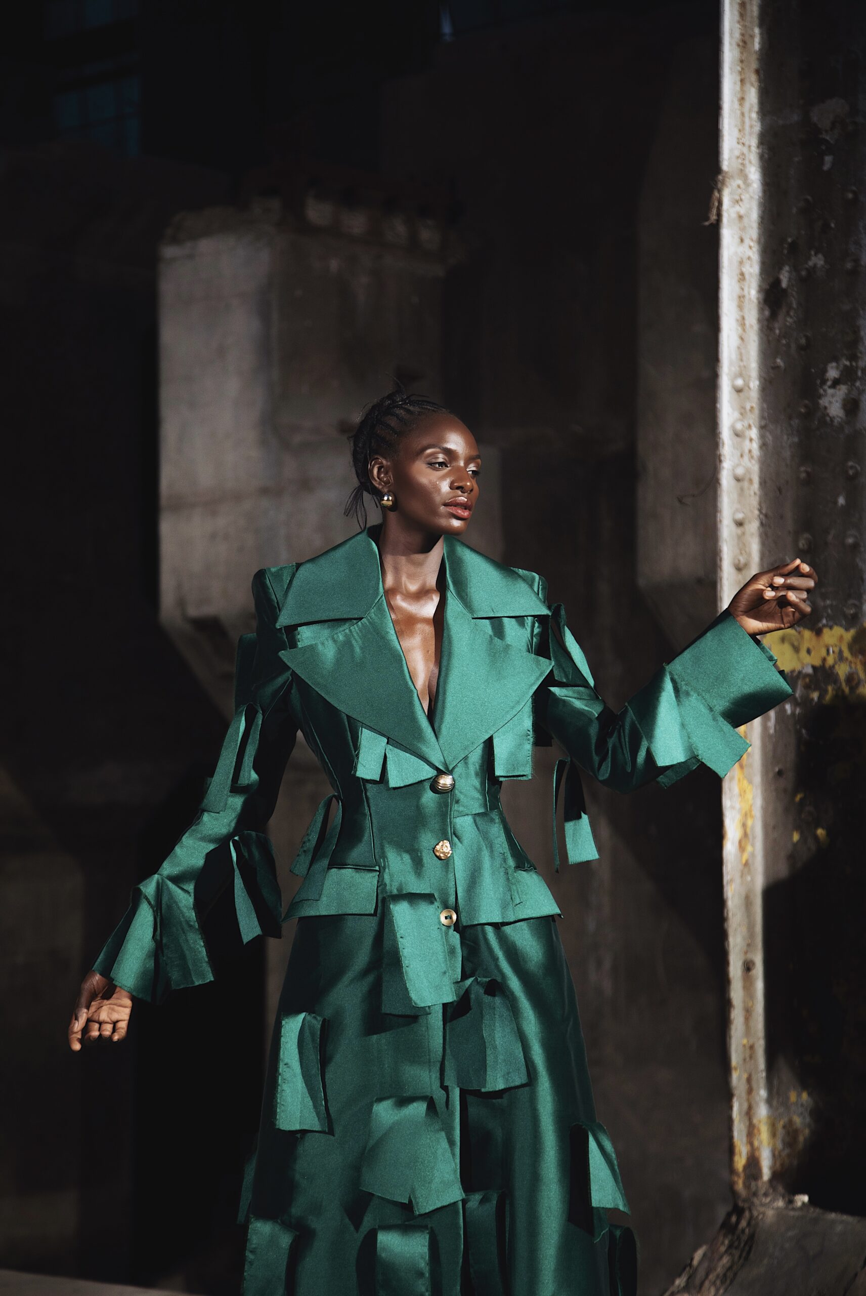 fruch-coats-emerald-coat-trenchkleid-uk-8-gr-n image 3