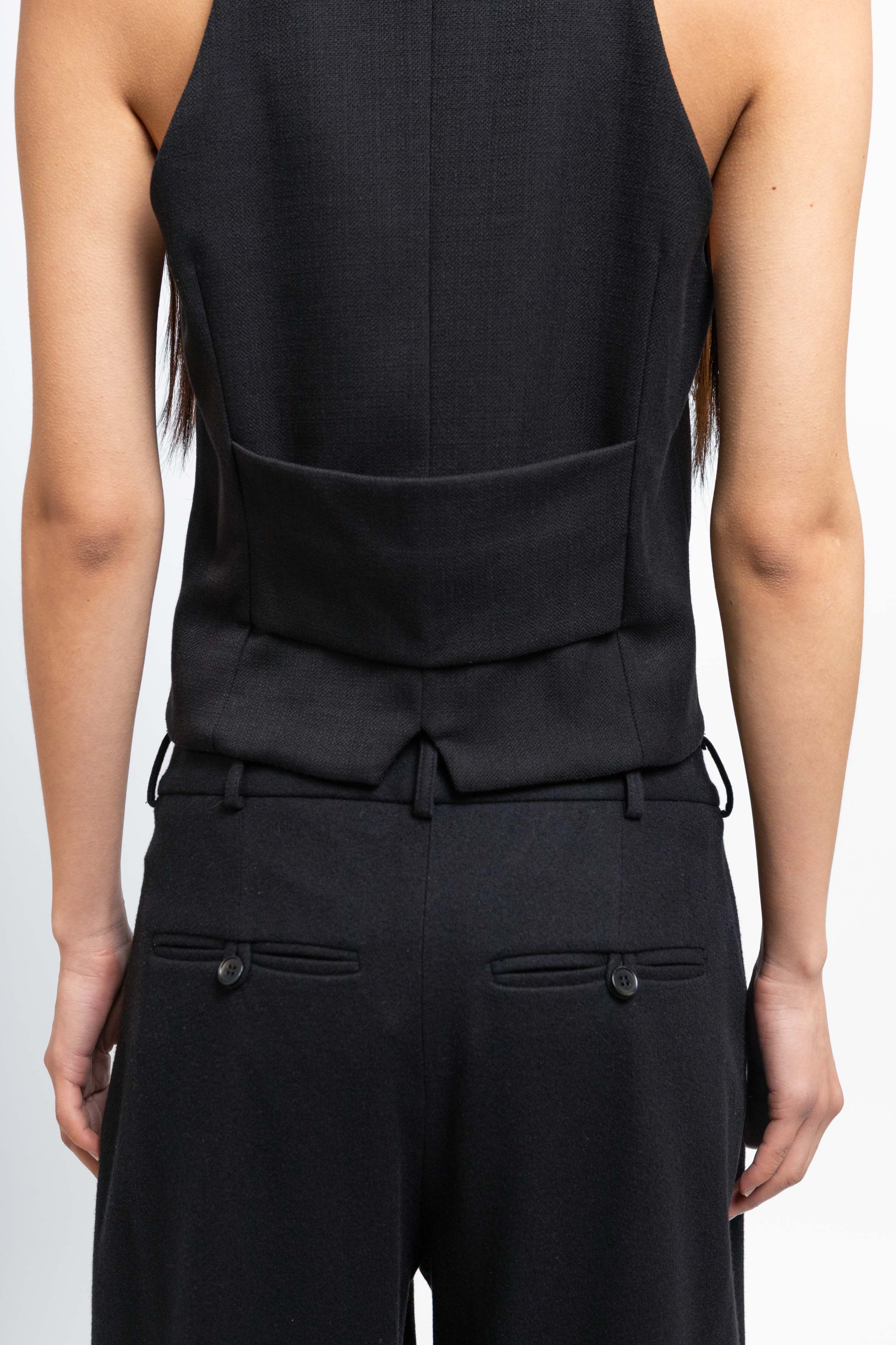 esther-perbandt-waistband-weste-damen-schwarz-slim-fit image 8