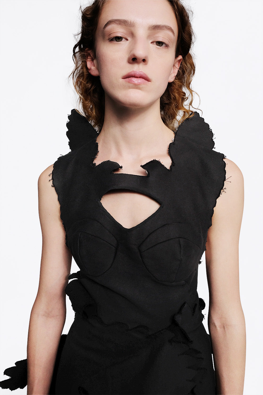 esther-perbandt-bird-big-kleid-schwarz-baumwolle-rmellos image 4
