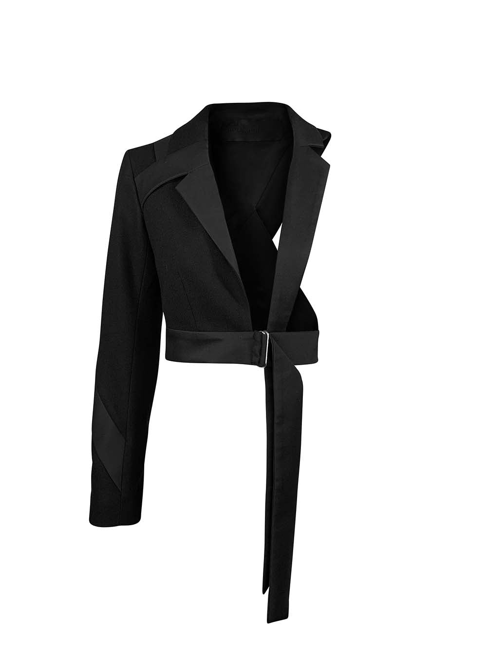 esther-perbandt-half-bond-jacke-damen-schwarz-wolle image 2