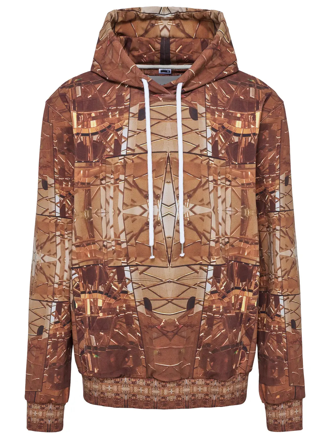 marcel-ostertag-seventies-lamp-hoodie-braun-multicolor image 1