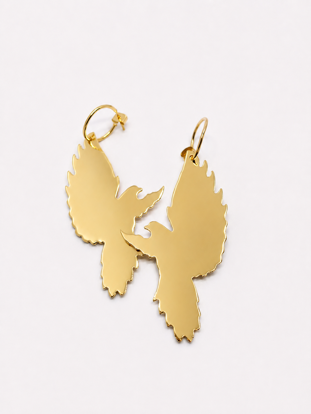 esther-perbandt-bird-ohrringe-gold-paar-7-cm image 1