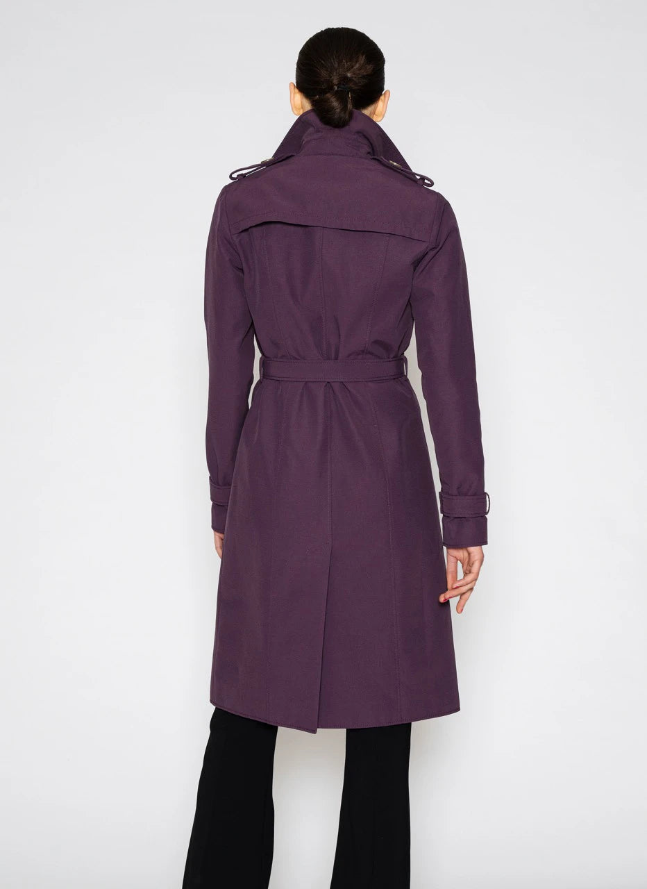 marcel-ostertag-trenchcoat-damen-38-aubergine image 2