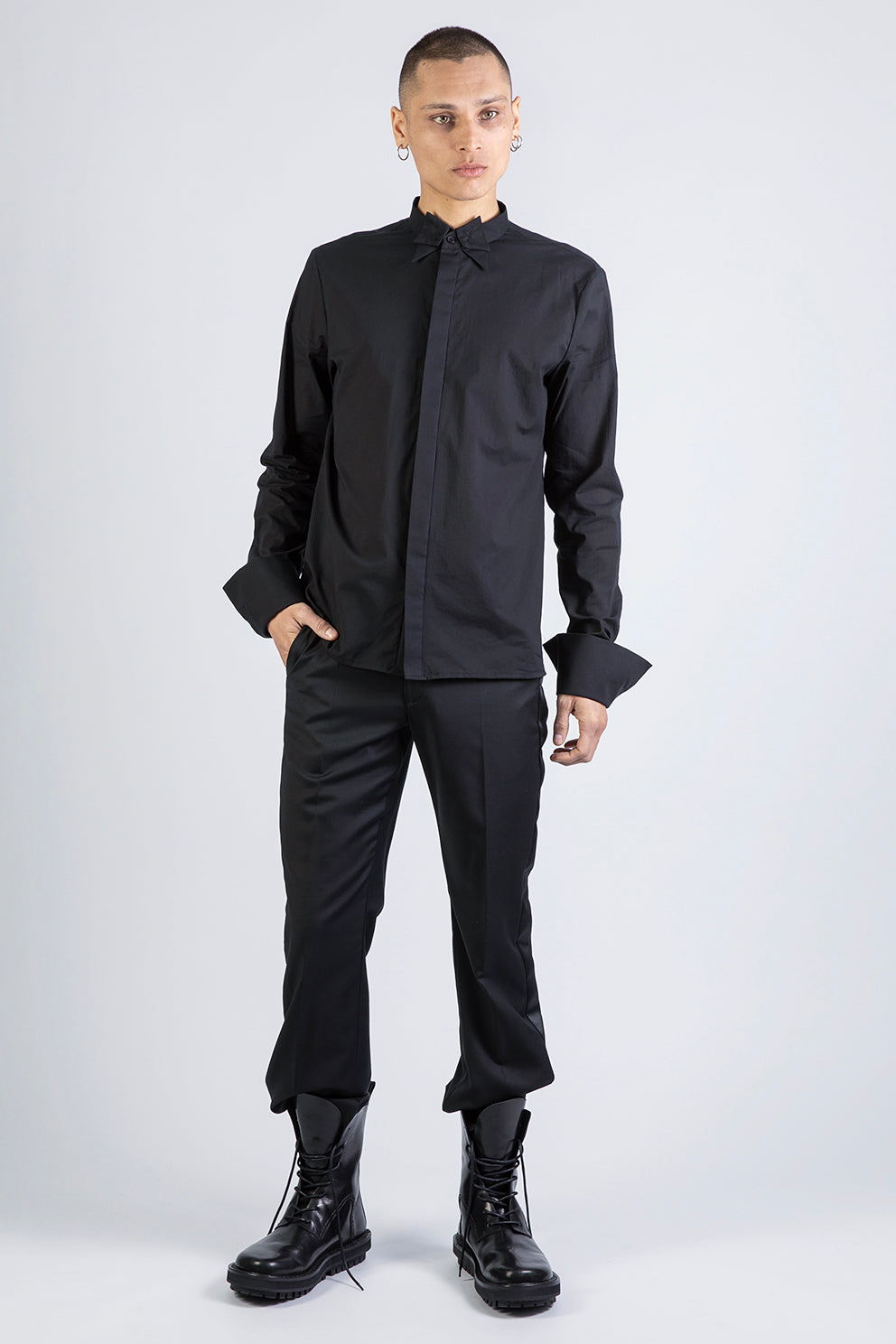 esther-perbandt-smoking-satin-hose-herren-schwarz-gerade image 1