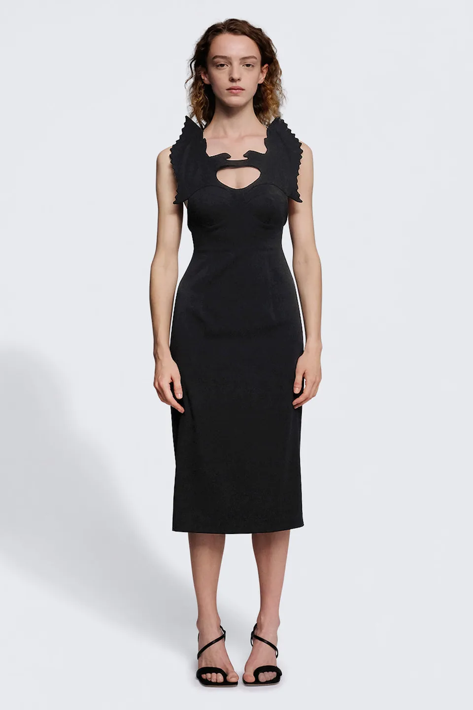 esther-perbandt-bird-kleid-schwarz-eng-viskose image 1