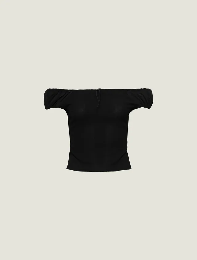 ioannes-puff-sleeve-top-crepon-top-puff-rmel-slim-fit image 1