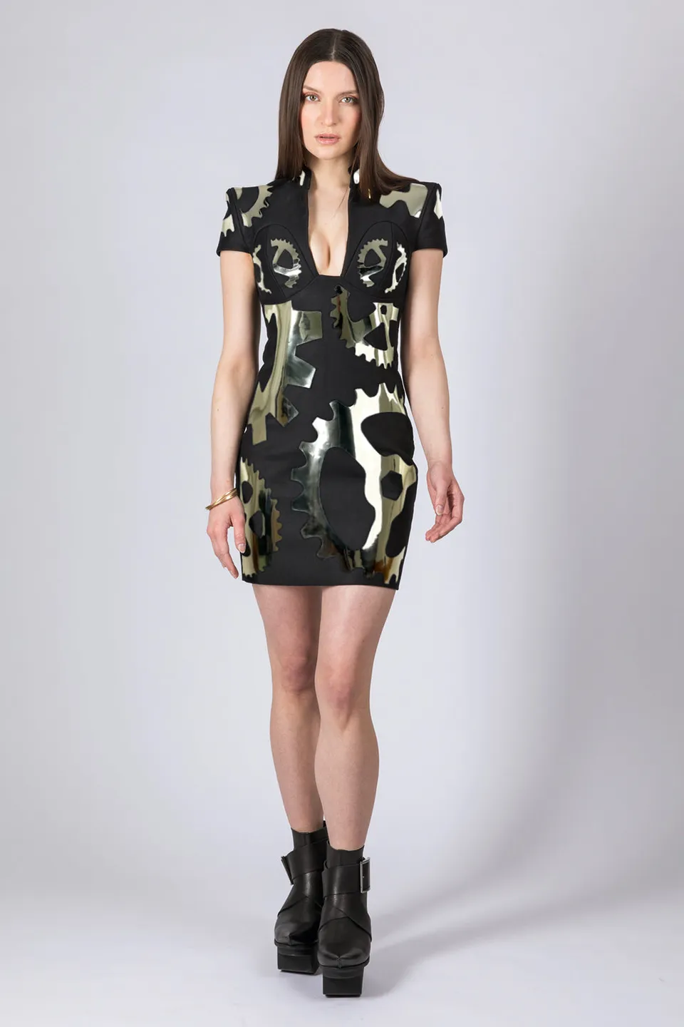 esther-perbandt-metropolis-kleid-damen-schwarz-eng-kaschmir image 1