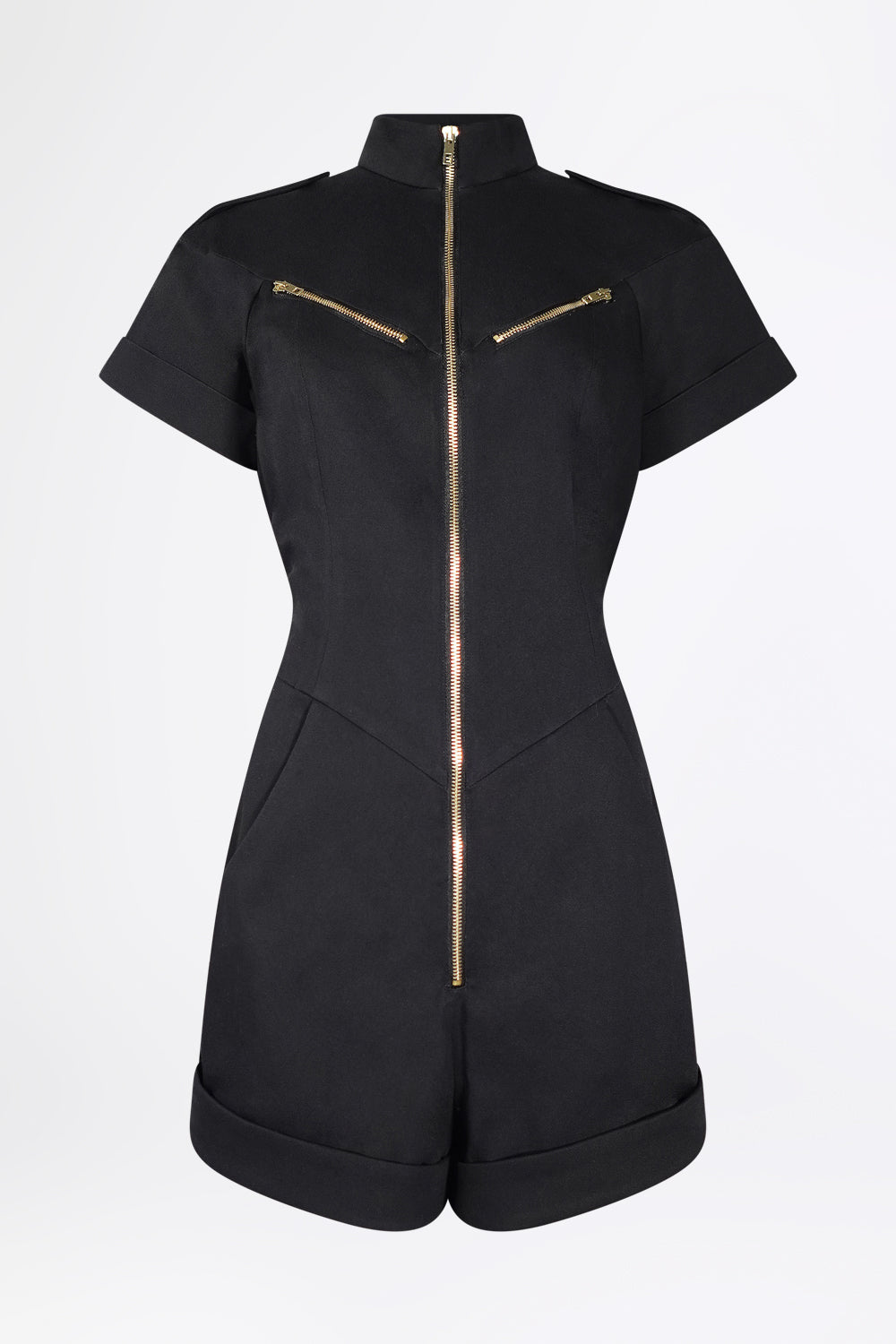 esther-perbandt-marfa-overall-damen-schwarz-kurz-baumwolle image 2