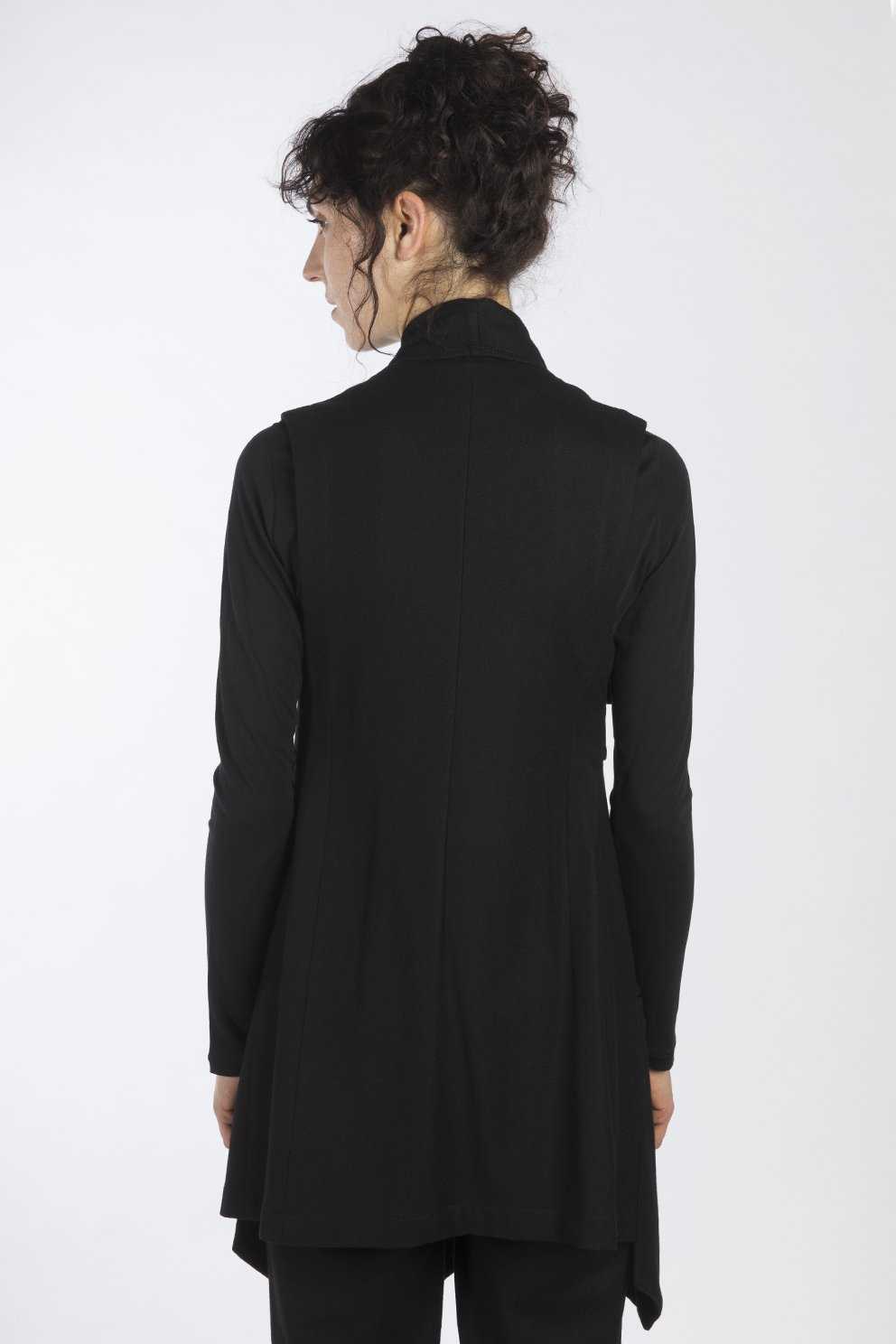 esther-perbandt-biker-weste-damen-schwarz-36-wolle-mit-g-rtel image 4