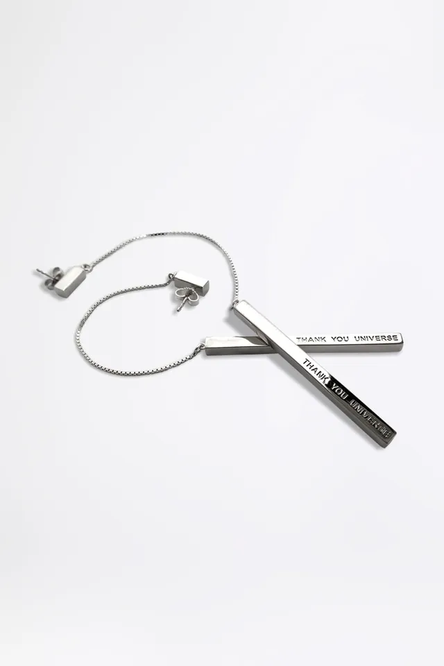 esther-perbandt-thank-you-universe-chain-ohrring-silber image 1