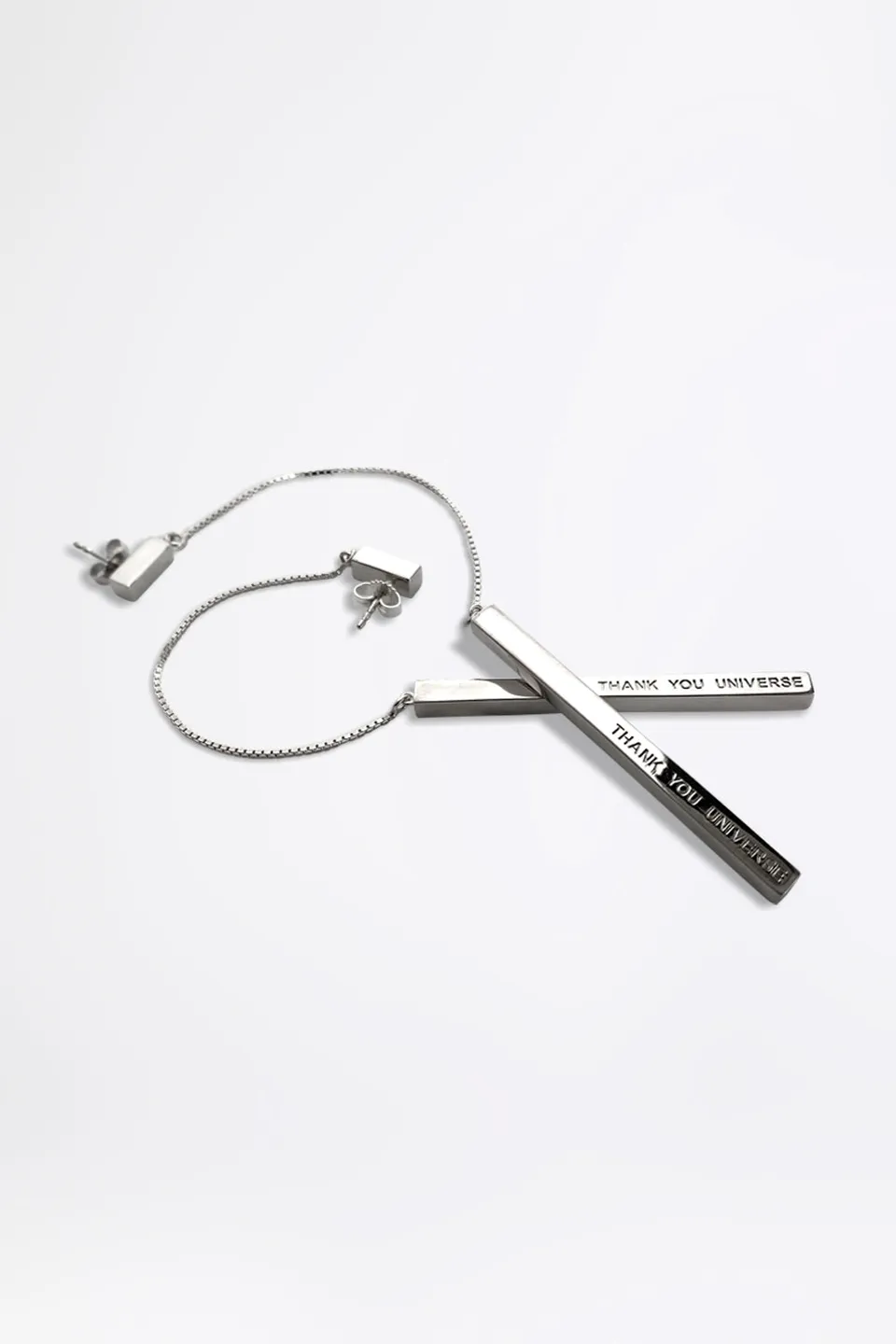 esther-perbandt-thank-you-universe-chain-ohrring-silber image 1
