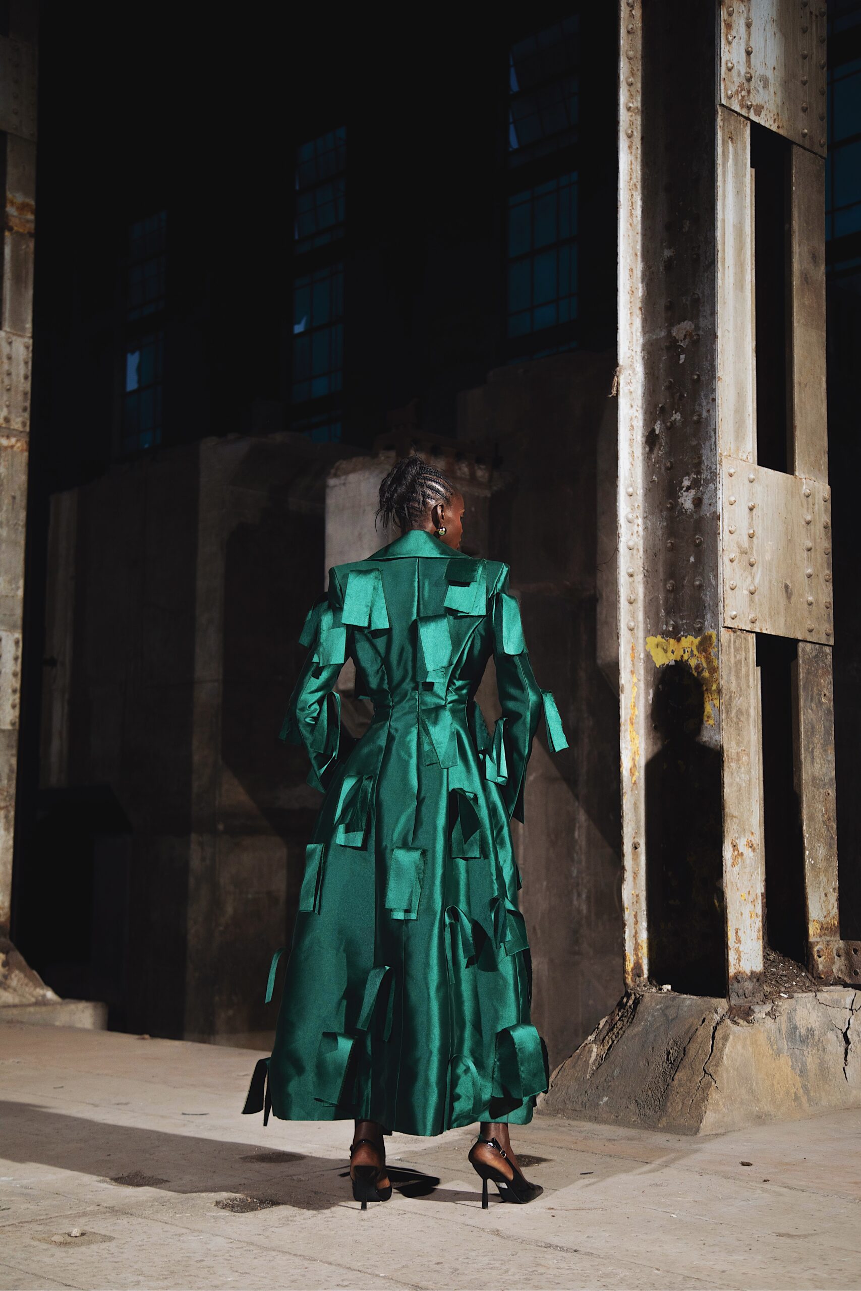 fruch-coats-emerald-coat-trenchkleid-uk-8-gr-n image 2