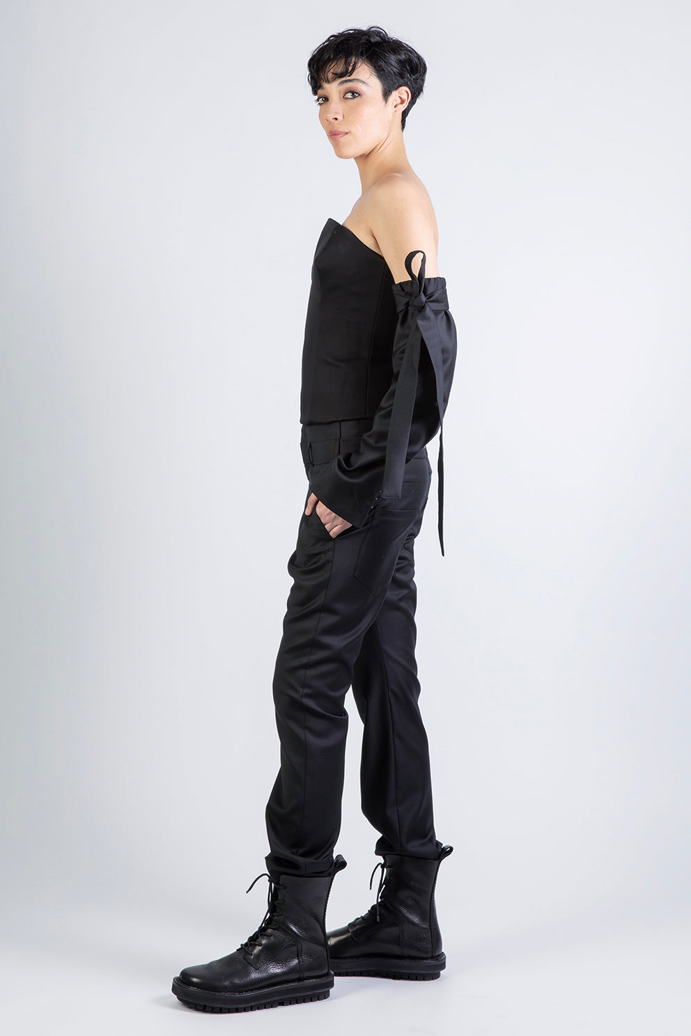 esther-perbandt-corsage-long-top-damen-schwarz-viskose-gr-34-42 image 5