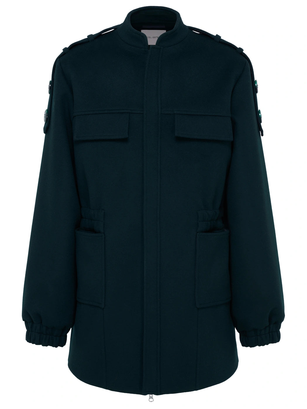 marcel-ostertag-jacke-wolle-petrol-blue-hour-m-l image 1