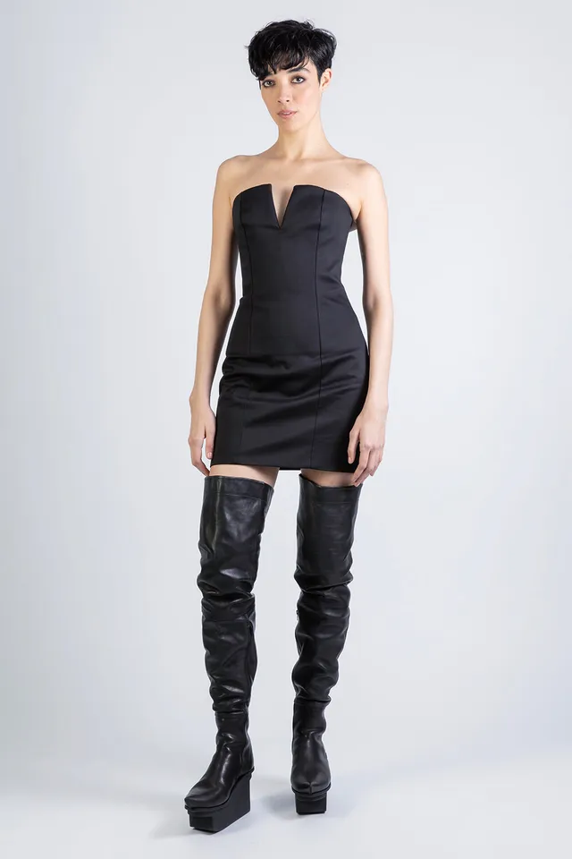 esther-perbandt-corsage-kleid-damen-schwarz-viskose image 1