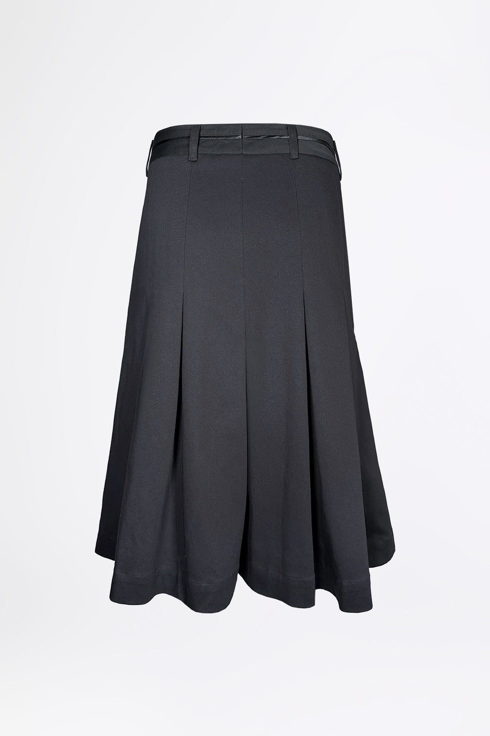 esther-perbandt-waistband-bermuda-schwarz-weites-bein-baumwolle image 7