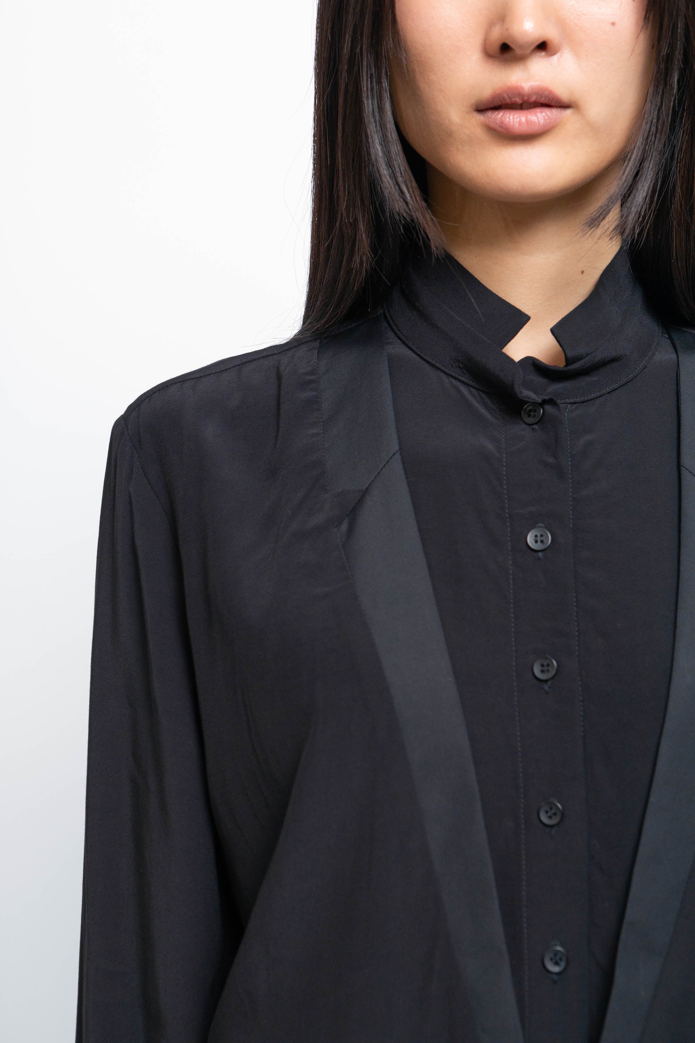 esther-perbandt-double-collar-shirt-damen-schwarz-viskose image 3