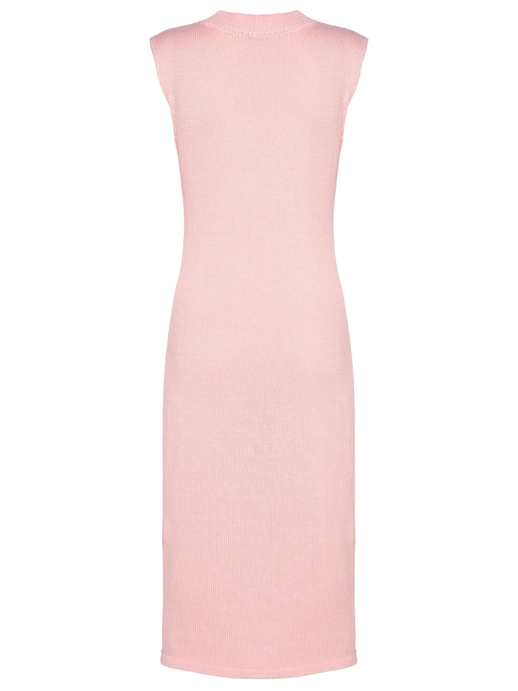 marcel-ostertag-damen-strickkleid-midi-kleid-rosa-gr-36-baumwolle image 2