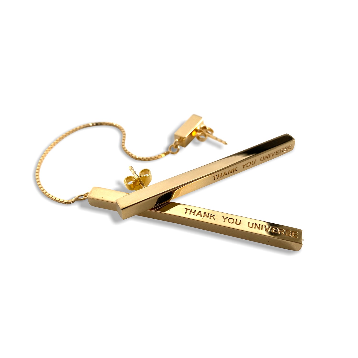 esther-perbandt-thank-you-universe-chain-combi-ohrringe-gold-edelstahl image 3