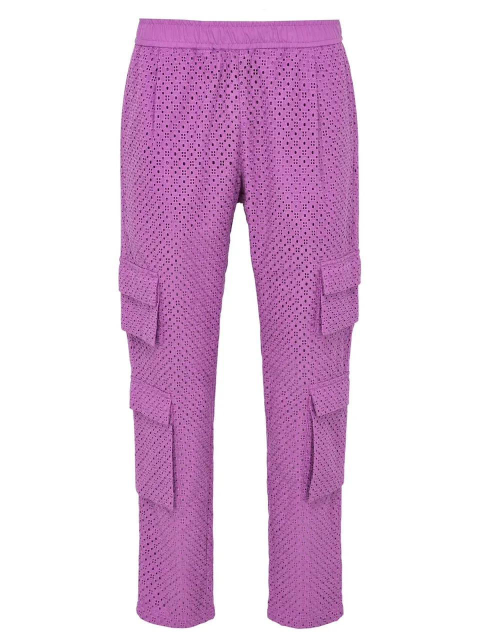 marcel-ostertag-cargohose-lochspitze-violett-m-baumwolle image 1