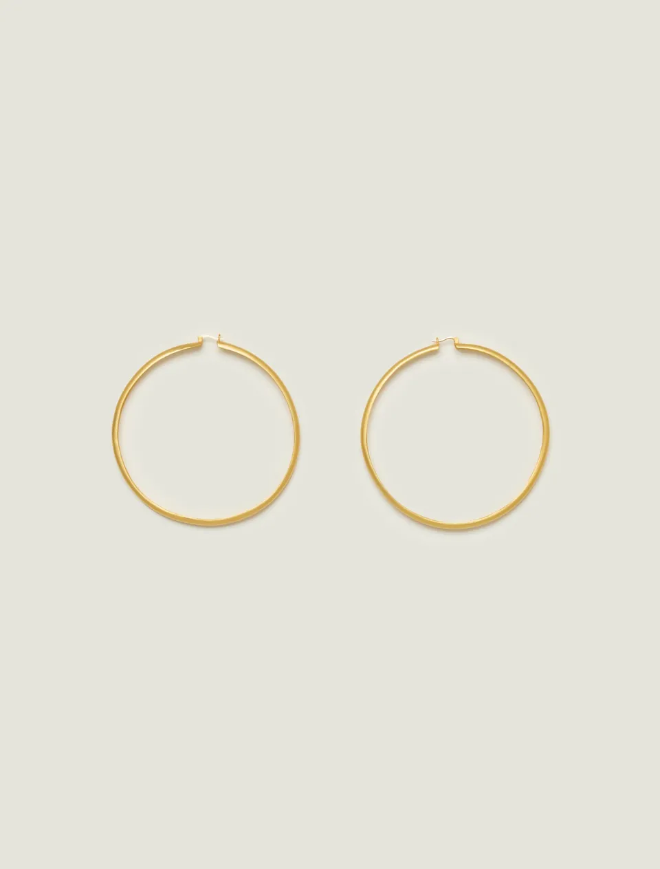 ioannes-golden-hoops-creolen-gro-messing-rhodiniert-110mm image 1