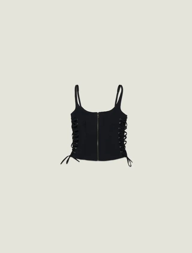 ioannes-laced-top-nylon-top-reissverschluss-slim-fit image 1