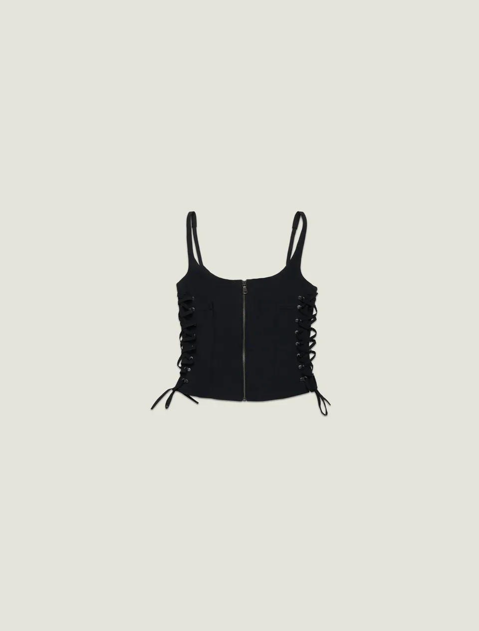 ioannes-laced-top-nylon-top-reissverschluss-slim-fit image 1