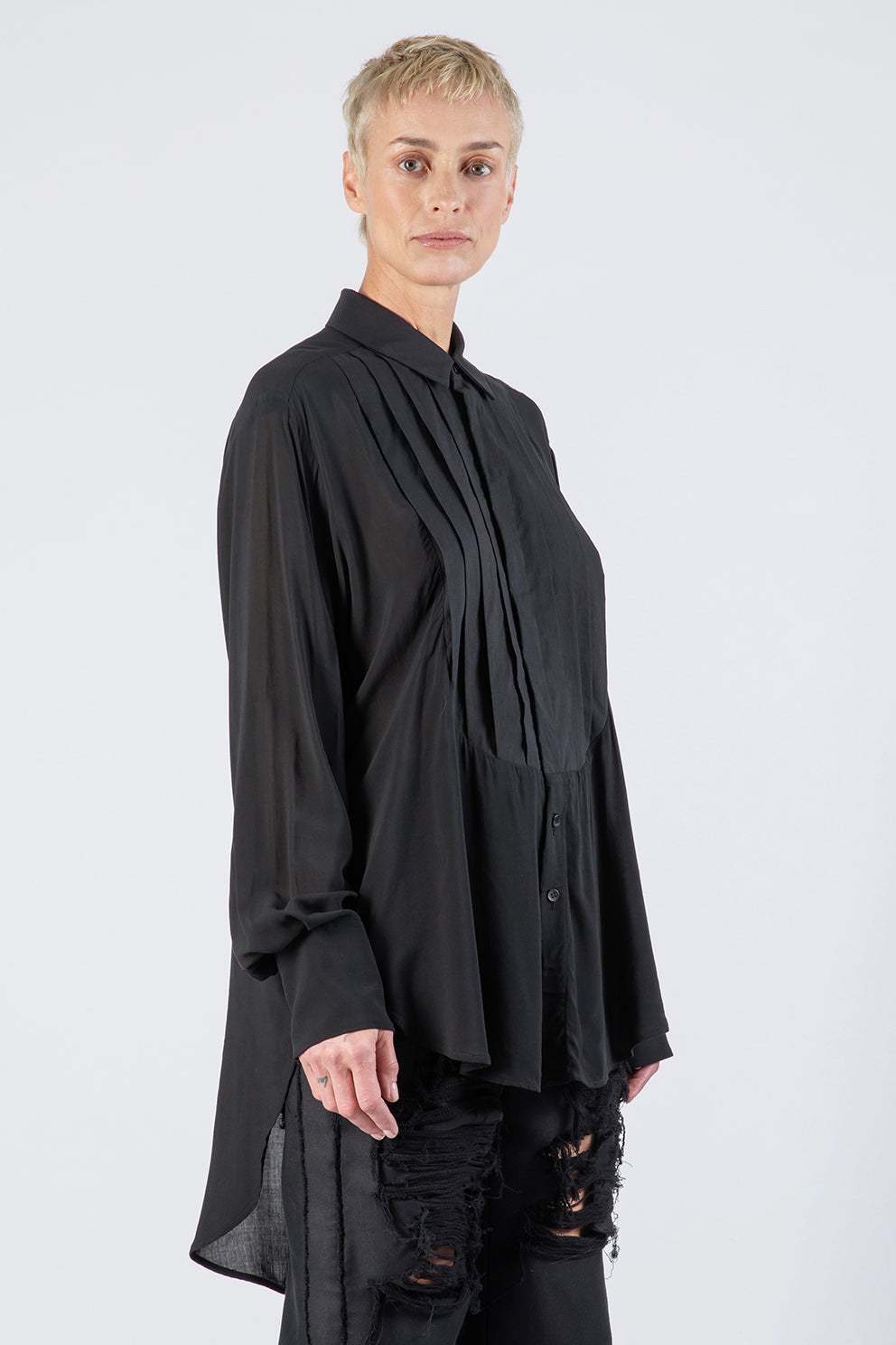 esther-perbandt-gentlemen-hemd-damen-schwarz-viskose image 5
