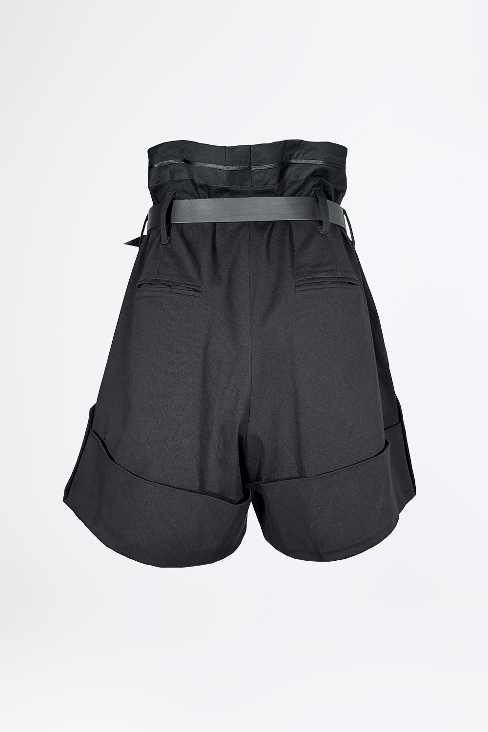 esther-perbandt-waistband-shorts-damen-schwarz-baumwolle image 8