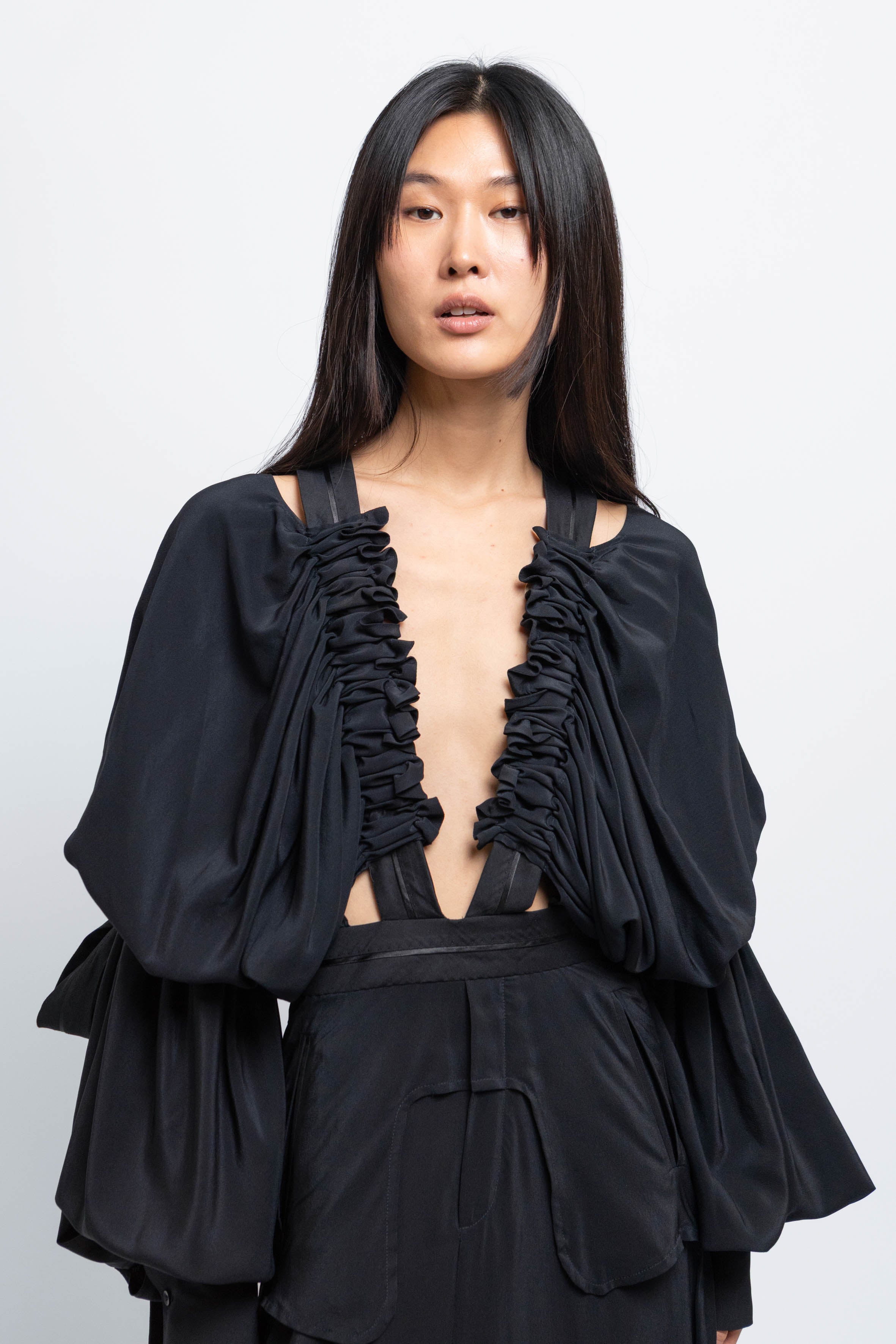 esther-perbandt-waistband-long-kleid-schwarz-seide image 3