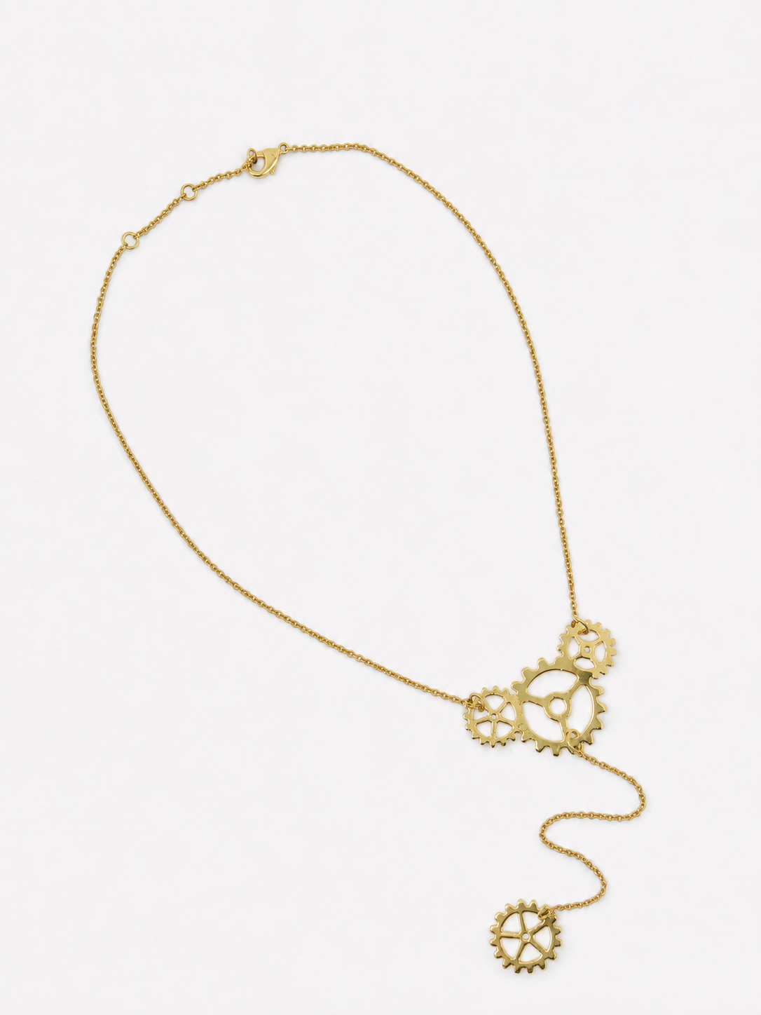 esther-perbandt-gearwheel-kette-damen-gold-lang-41cm image 4