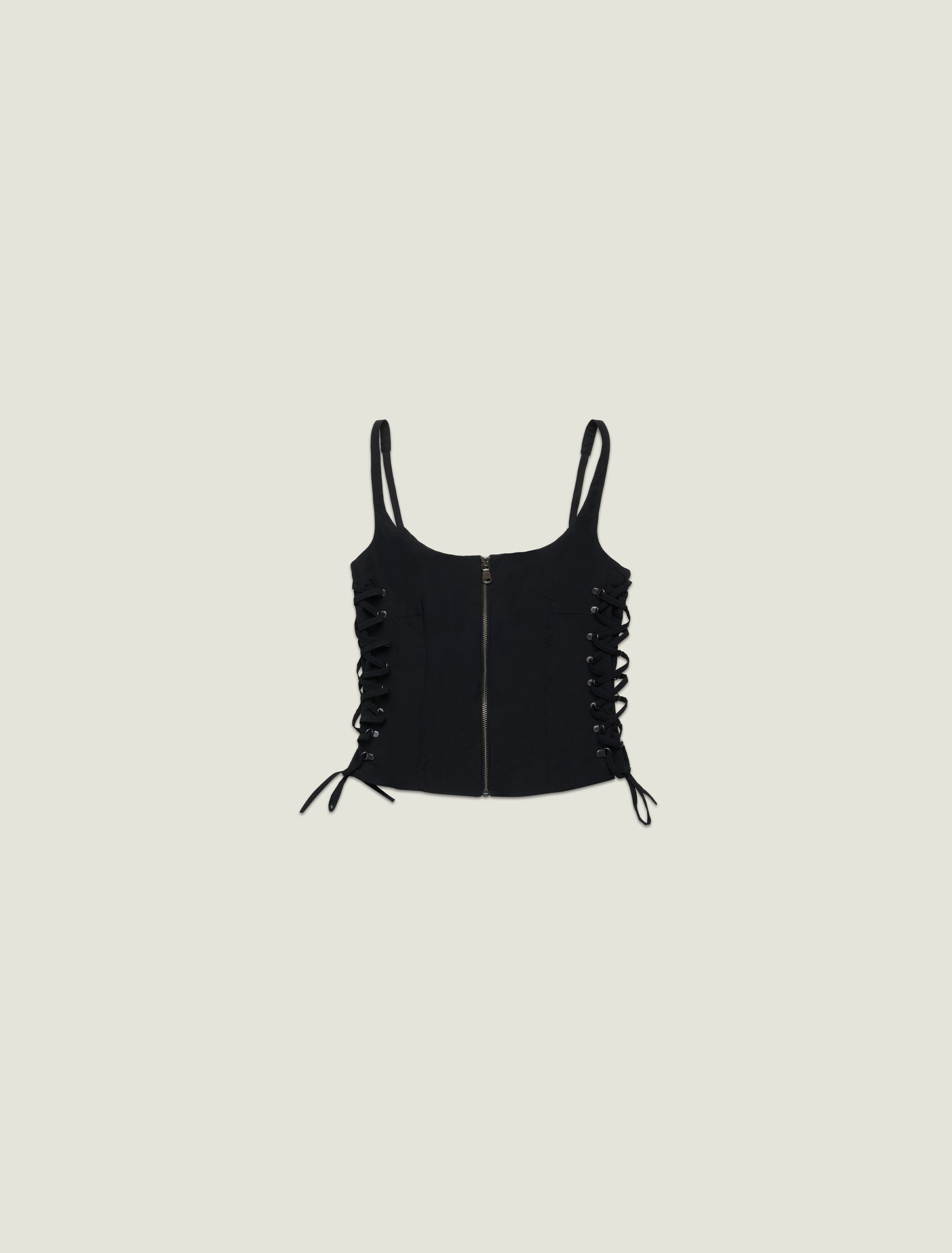 ioannes-laced-top-nylon-top-reissverschluss-slim-fit image 1