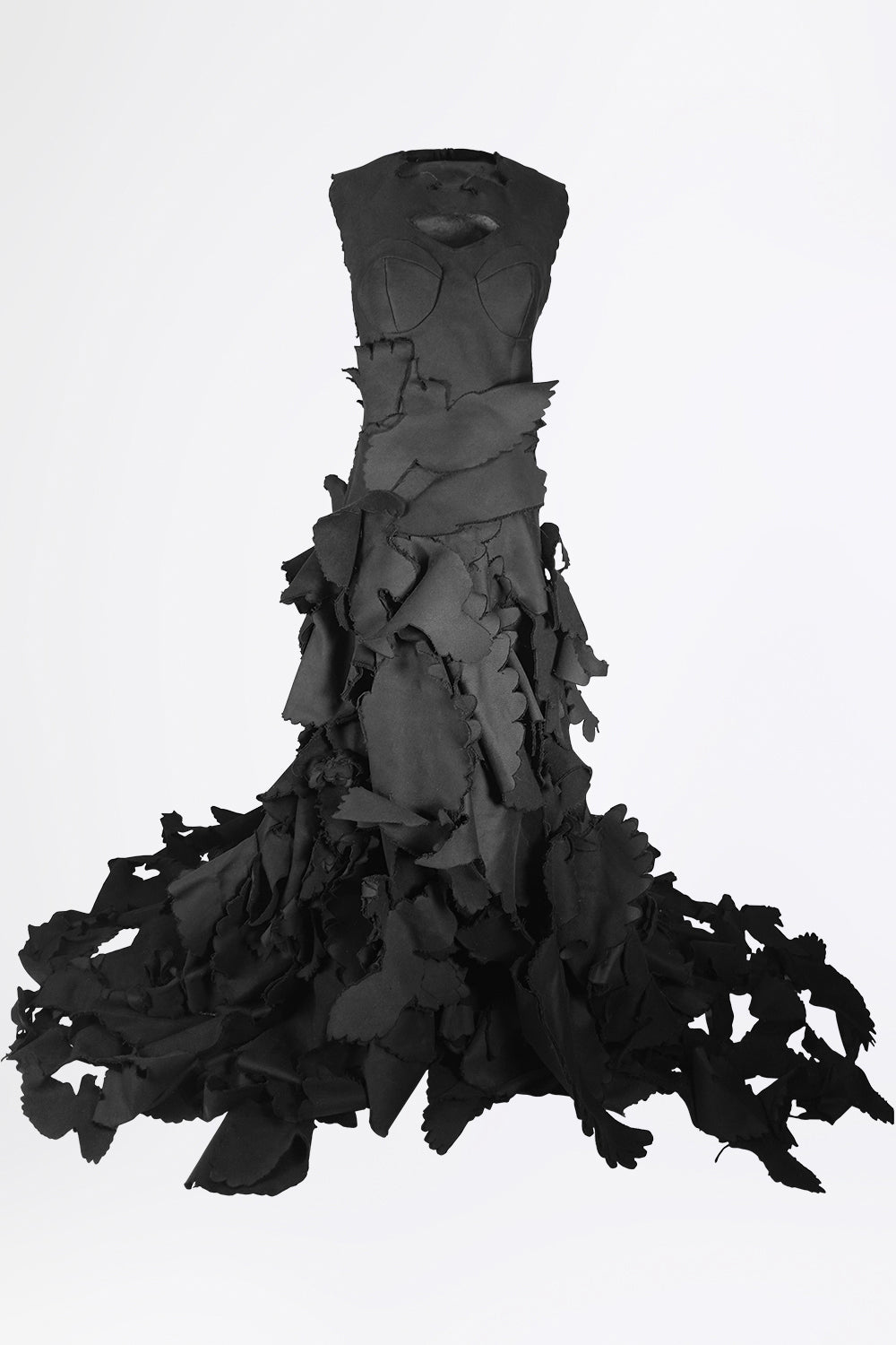 esther-perbandt-bird-big-kleid-schwarz-baumwolle-rmellos image 2